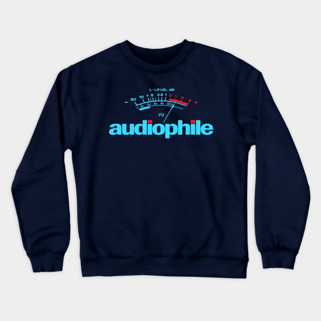 audiophile Crewneck Sweatshirt by retroracing